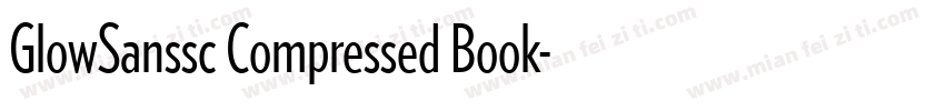 GlowSanssc Compressed Book字体转换
